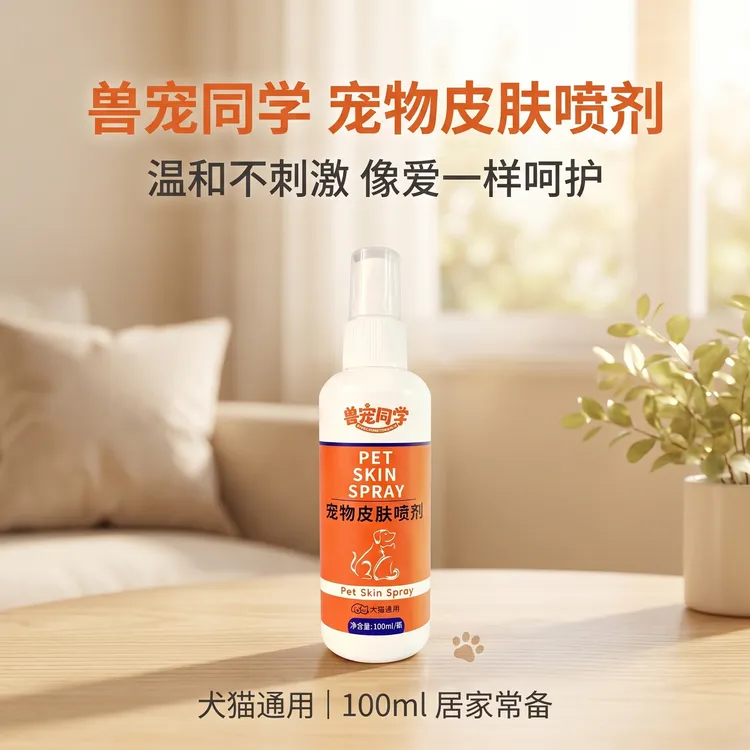 【春日焕肤】皮普特皮肤喷剂猫咪狗狗用品宠物皮肤喷剂商品图