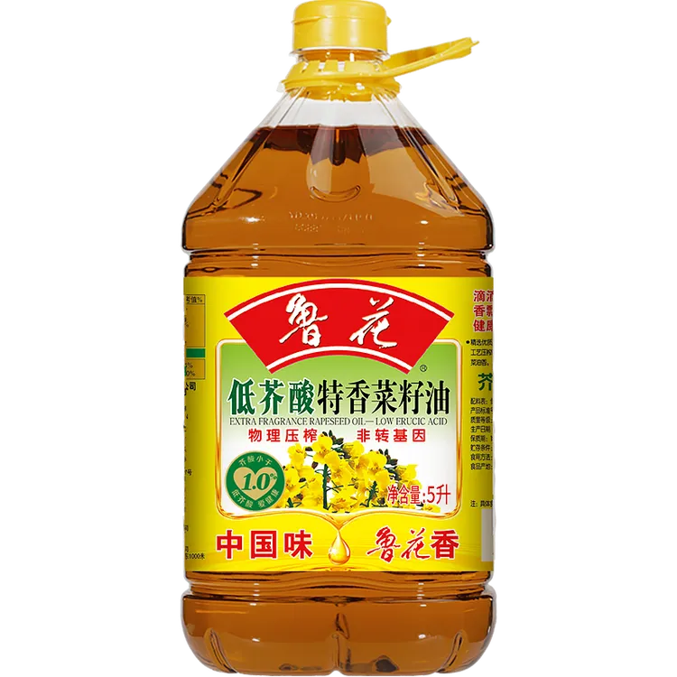 低芥酸特香菜籽油5L压榨浓香纯正炒菜食用油