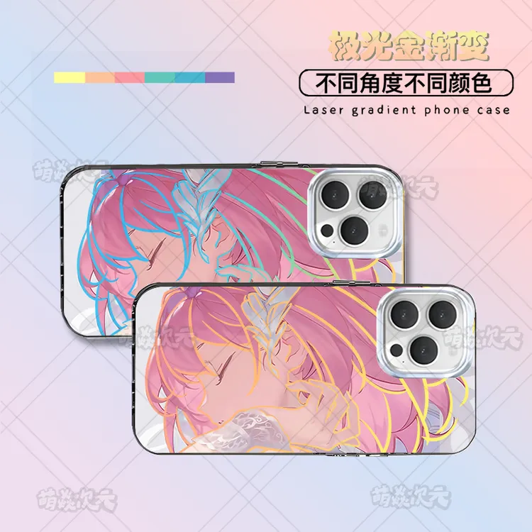 崩铁昔涟新款适用苹果华为VIVO小米OPPO一加二次元极光金手机壳