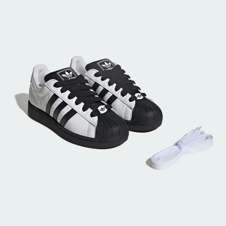 adidas三叶草SUPERSTAR 2代经典复古贝壳头运动板鞋小白鞋KK4473