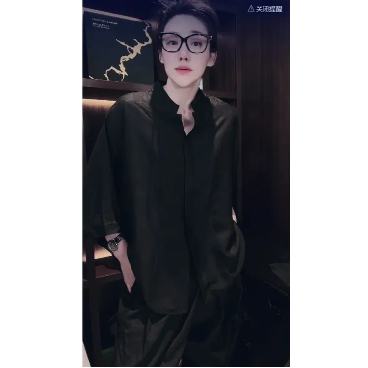 新中式 香云纱 衬衫  CS0699