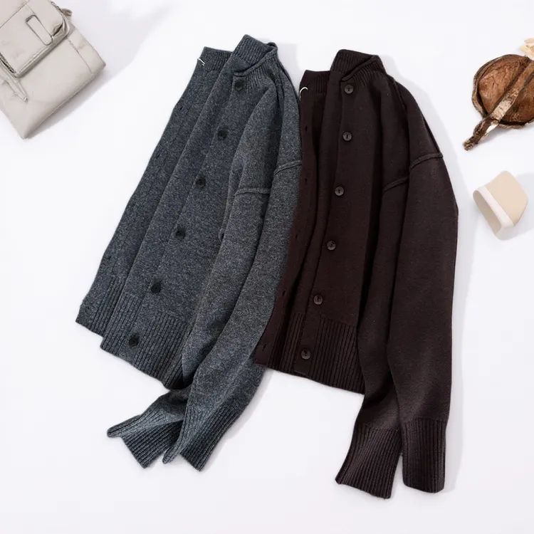 M173 秋冬新款休女士休闲百搭针织开衫外套