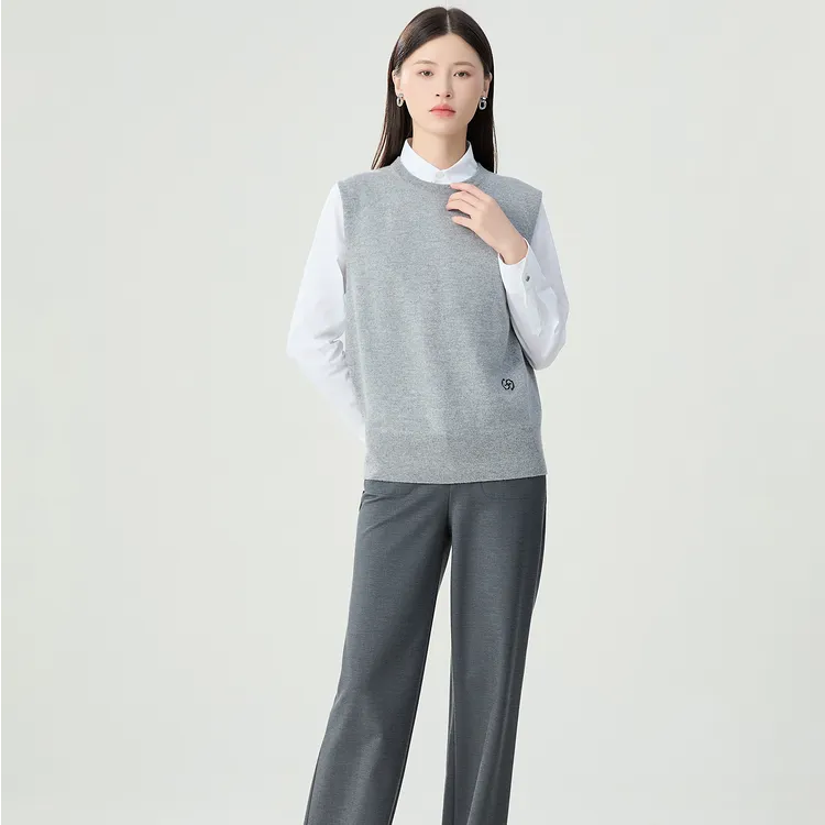 GIRDEAR哥弟高能感新款马夹宽松学院风秋冬保暖针织马甲1399772