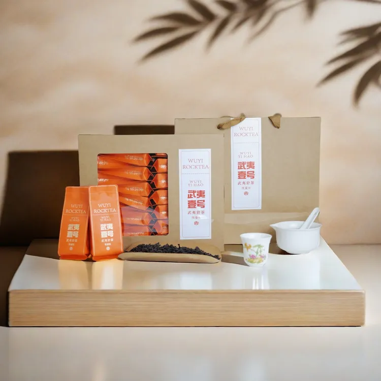 （买两盒送礼袋送主人杯）（武夷壹号）正宗岩茶花果香肉桂乌龙茶叶
