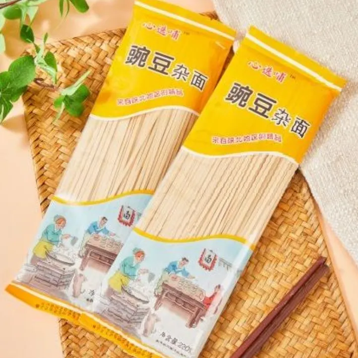 【爆款推荐】陕北特产豌豆杂面220g*12袋包邮。