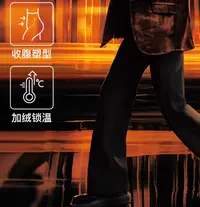 大庆仓   厚绒提臀黑色金标直筒瑜伽裤