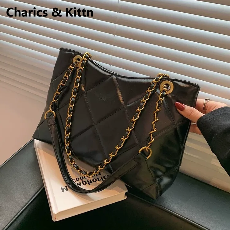 Charics&Kittn包包女2025新款腋下包小众轻奢通勤真皮单肩斜挎包