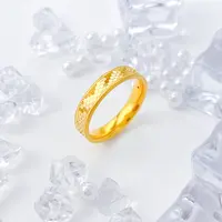 【国潮】足金999 宽龙鳞戒指 1.83 12圈口