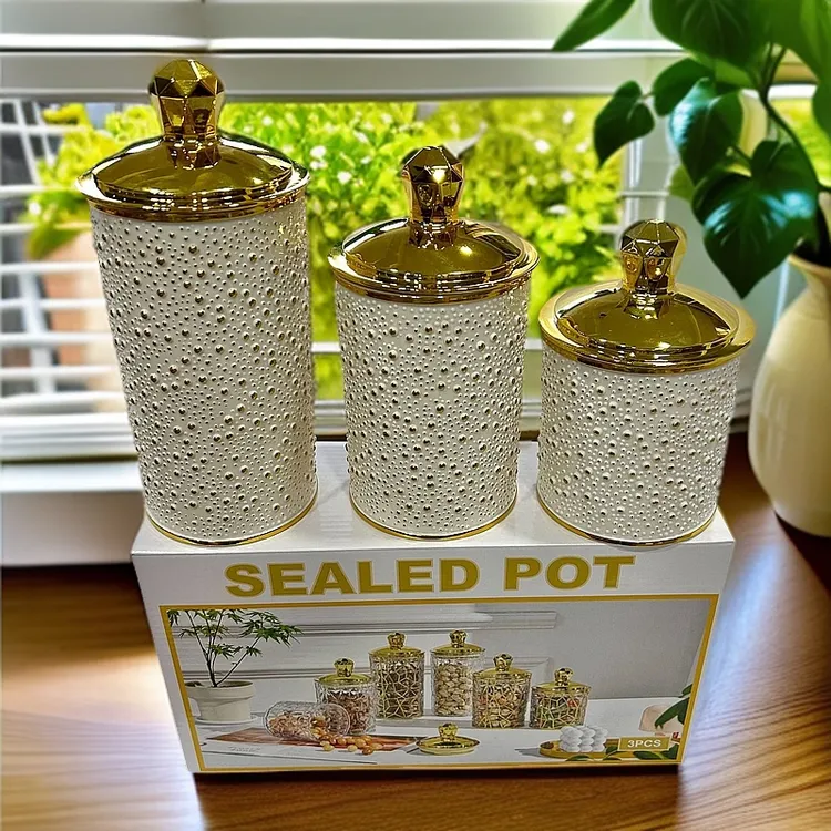 新款亚克力收纳盒3件套