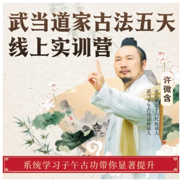  武当道家子午锻炼5天线上课