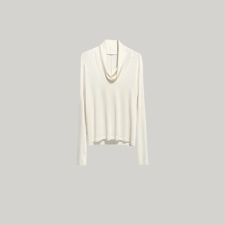 【街头风】新品优雅  极简长袖女打底衫气质网红轻奢时尚