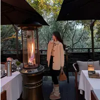 syna复古设计 冬季翻领毛毛外套