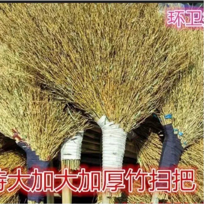 竹扫把大扫把户外加宽家用金枝工厂院子环卫扫马路单位大号（金枝）