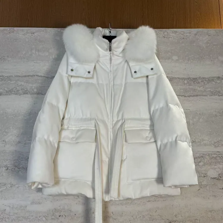 TANTAN 短款时尚休闲秋冬连帽鹅绒服3873