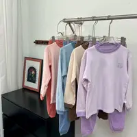 okay -  5162  高货纯色秋款童装家居服套装