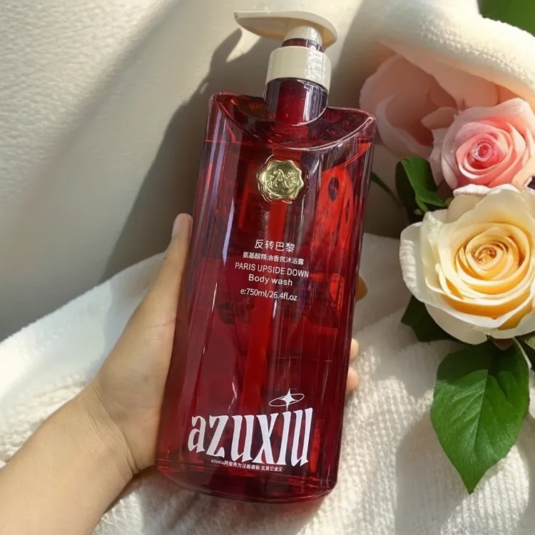 【新疆包邮】AZUXIU阿祖秀泡沫精油氨基酸香氛沐浴露750ml