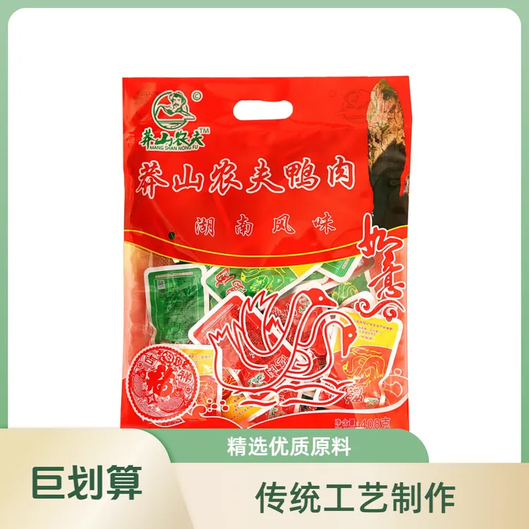 湖南香辣鸭肉郴州莽山农夫鸭肉礼包（净含量408g）