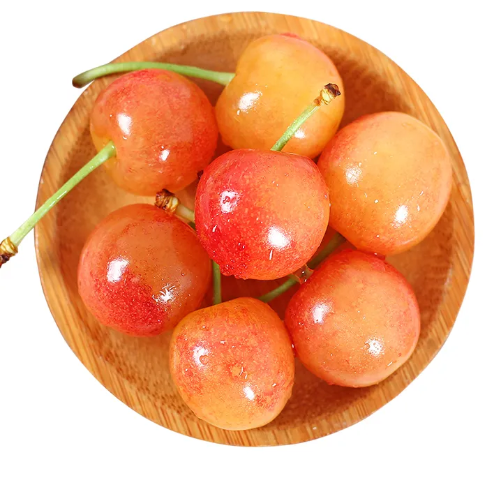 果园现摘黄水晶樱桃孕妇水果J黄蜜红蜜纯甜2-5斤空运 内附果径卡