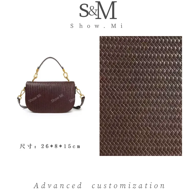 【Show Mi】BF-66636-咖色-轻奢小众时尚百搭女士包包sm