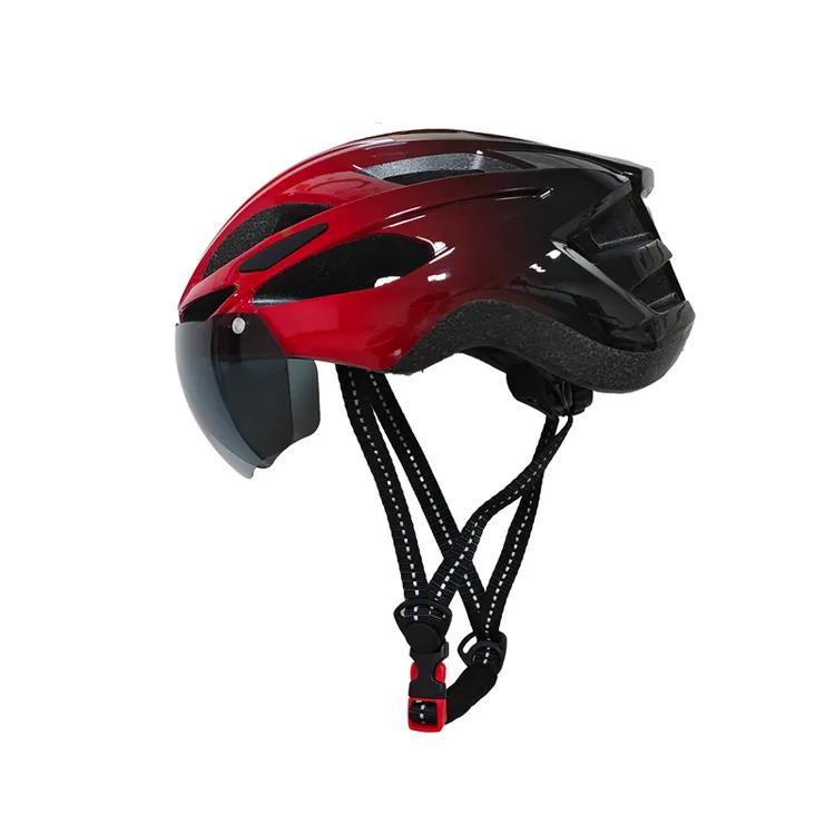 磁吸风镜公路山地单车骑行头盔男女通用休闲透气不闷汗自行车头盔