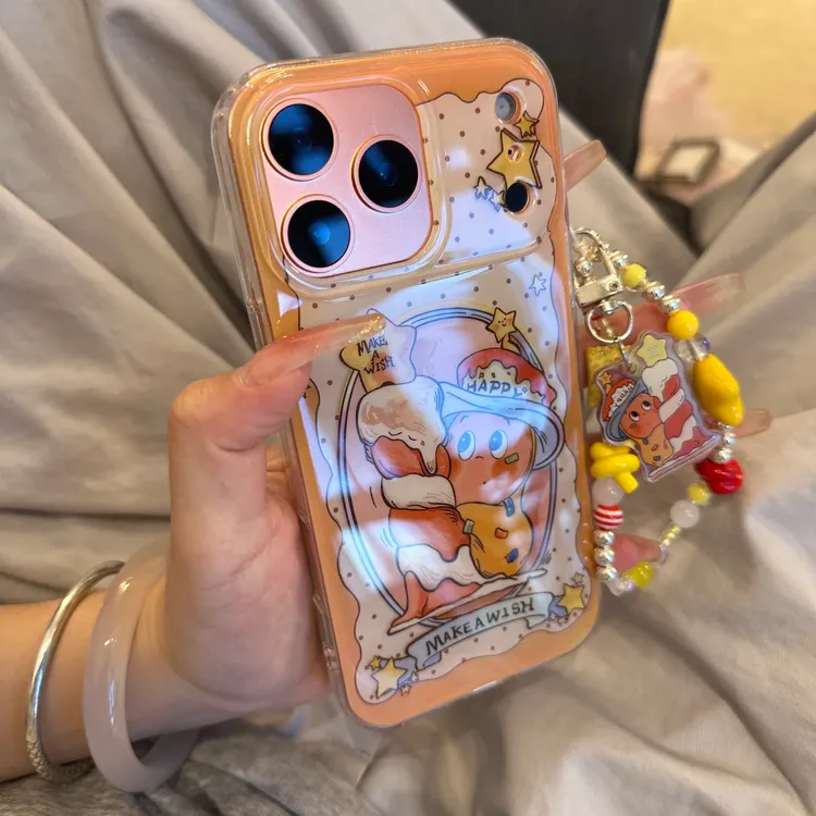 星星人插画适用苹果17promax手机壳16pro/15华为OPPO小米VIVO女壳