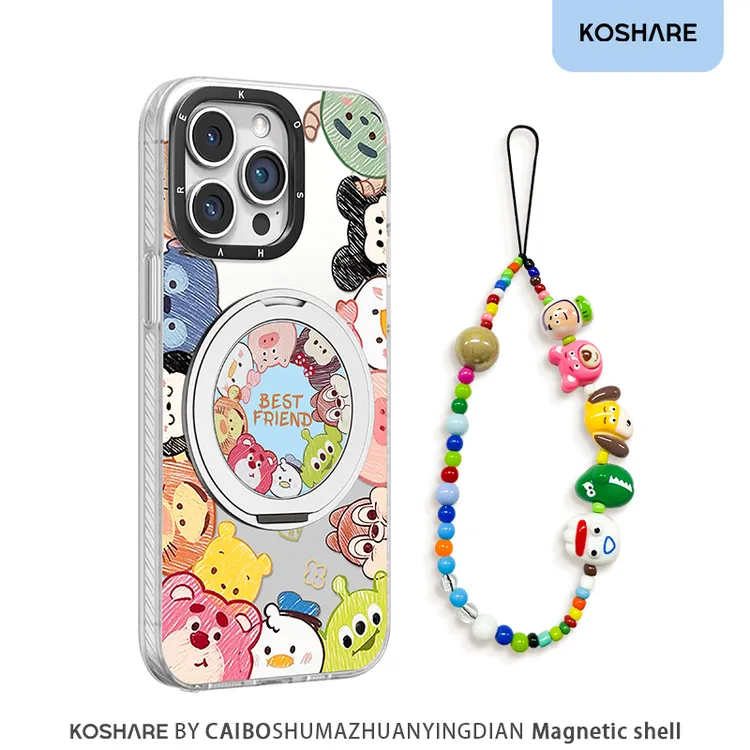 草莓熊适用苹果17vivo华为oppo小米iPhone16pro元气IMD支点手机壳