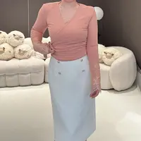多肉宝贝肌理纹高腰显瘦半裙女胖mm气质百搭25097B3122