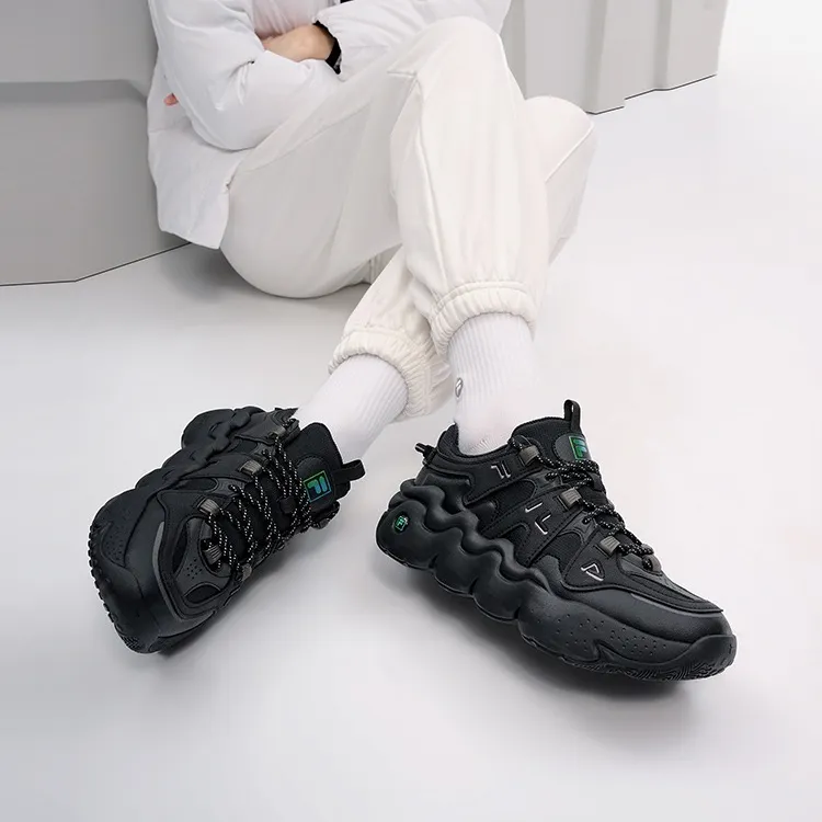 【流光风】【帕尼尼】FILA斐乐秋冬新款老爹鞋复古百搭厚底跑步休闲鞋