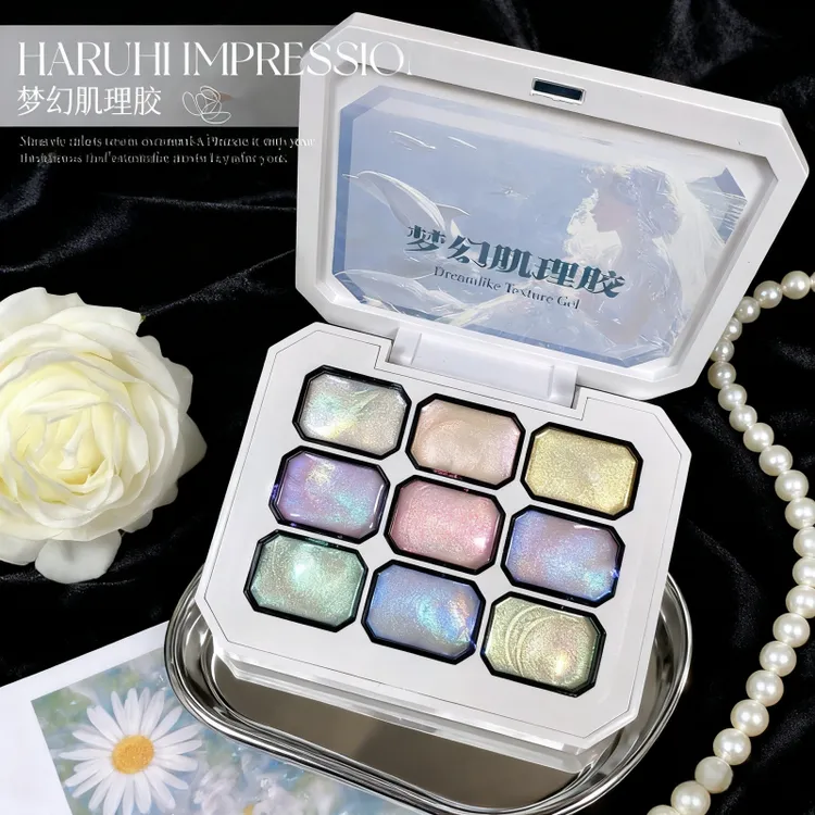 极光拍拍胶梦幻肌理彩绘胶高饱和浓稠可晕染渐变腮红美甲甲油胶