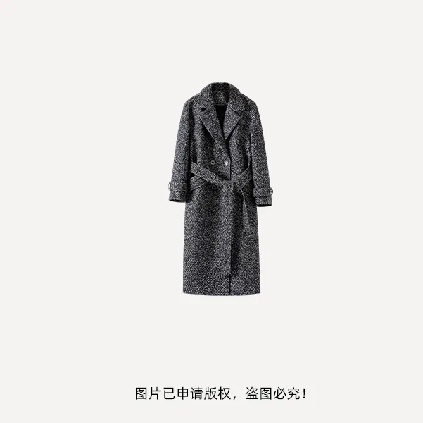 【清仓不退换】3MQ5097高端设计师(来自星星的你)长款休闲大衣经典