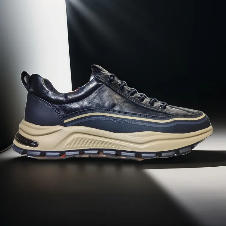 BLHs男士真皮休闲鞋，皮鞋尺码，皮鞋正拍，穿运动鞋的拍小一码