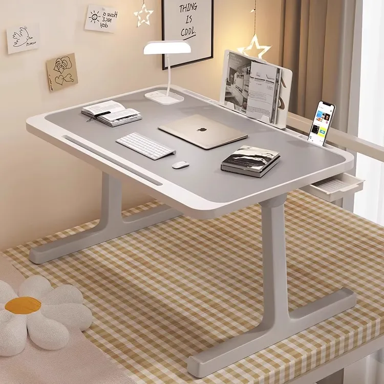床上小桌子宿舍学生可升降折叠电脑桌卧室懒人书桌家用儿童学习桌
