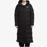 Puma/彪马休闲女子时尚运动防风连帽保暖长款羽绒服846361