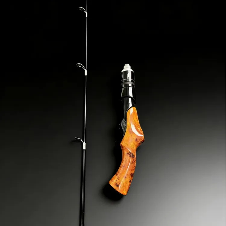 迷你超轻超硬六毫米接口大导环便携冰钓竿适合新手冰钓竿全套