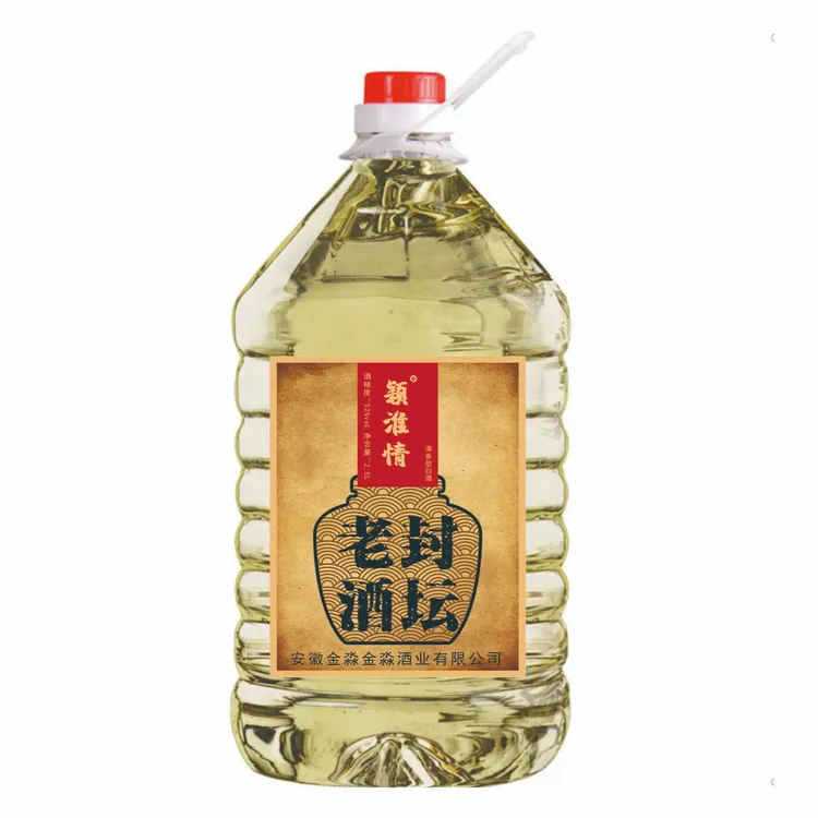 颖淮情6岁封坛老酒 清香高粱 52度 大曲固态52度2.5L