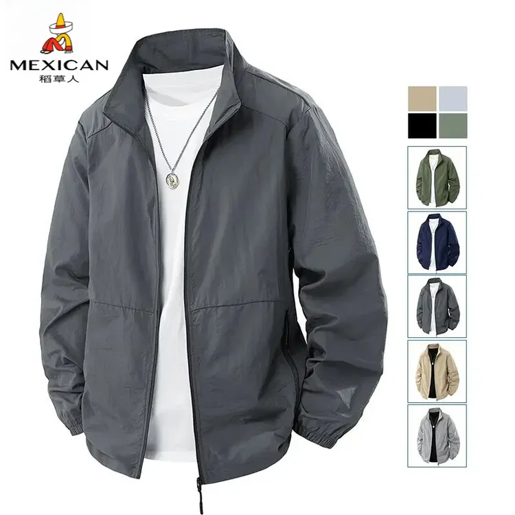 稻草人男士轻薄凉感防晒衣夏季钓鱼运动透气休闲防紫外线防晒服男