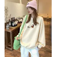 格子推荐~美式卡通风小新印花卫衣1205