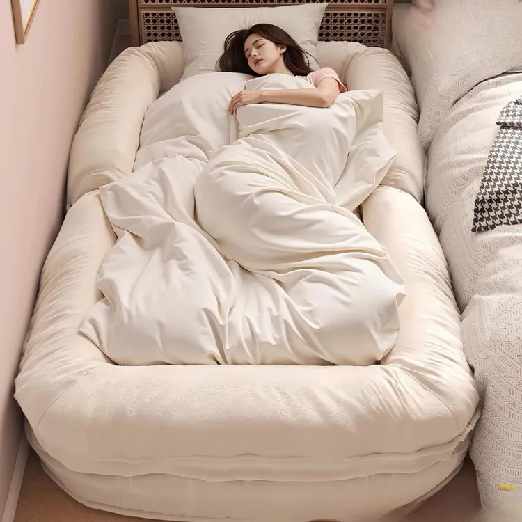 人类狗窝懒人沙发可躺可睡午休可折叠卧室小沙发榻榻米沙发床两用