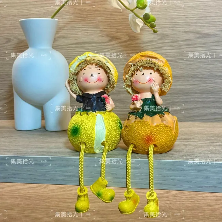 创意可爱吊脚娃娃玄关高颜值2026装饰品家居摆件适合客厅卧室摆放商品图