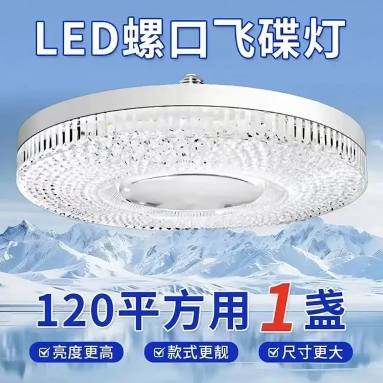 新款飞碟灯LED节能灯E27螺口家用高亮节能省电卧室客厅餐厅节能灯商品图