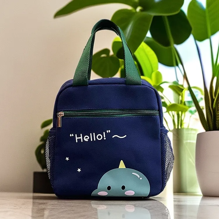 防水卡通手提包保温袋儿童便当包铝箔保温饭盒手提袋