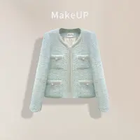[深圳南油高定]秋季轻奢重工镶钻新款时尚百搭上衣MU248