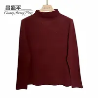 M【新款半高领满天星加绒轻奢】气质长袖针织时尚百搭女士秋冬T恤