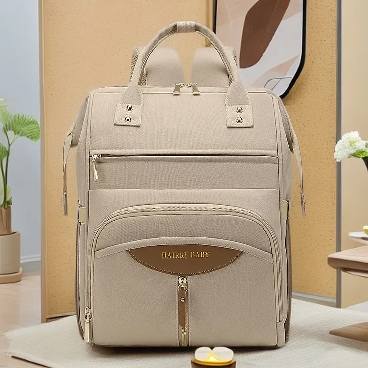 婴儿外出便携妈咪包防水防污材质大容量科学分区母婴用品收纳