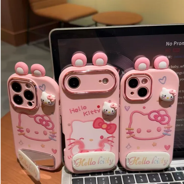 可爱猫咪表情适用苹果17Promax/16PRO手机壳15/14防摔13金属框女