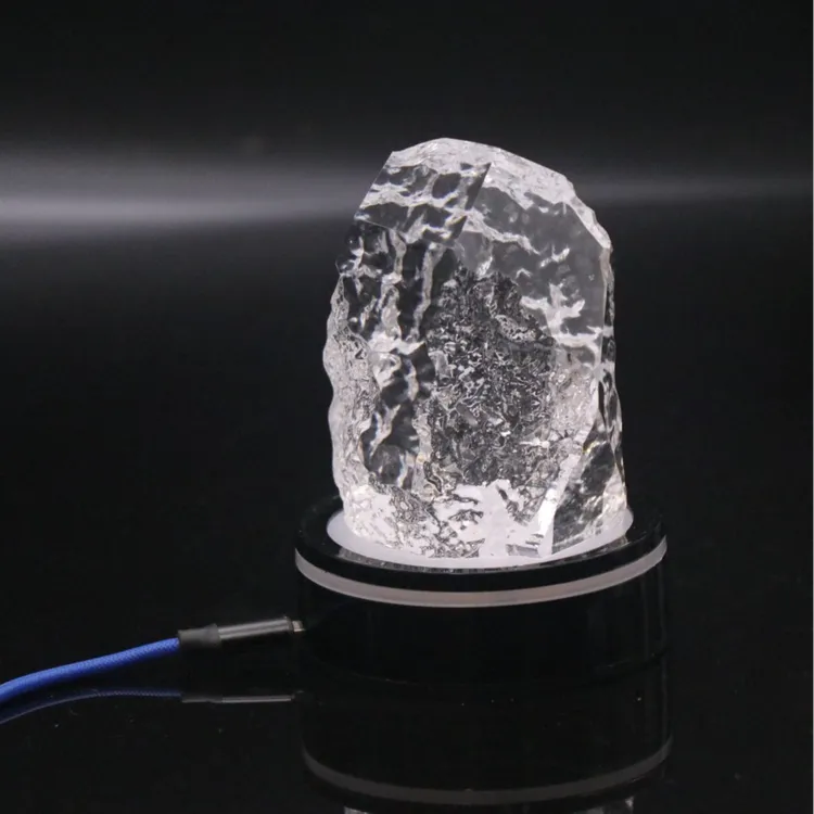 水晶小夜灯 USB插电