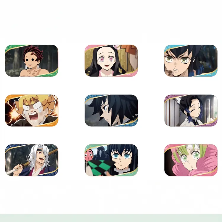 【正版】鬼灭之刃-TV-Q版-立绘-水彩系列吧唧徽章盲盒【默认代拆】