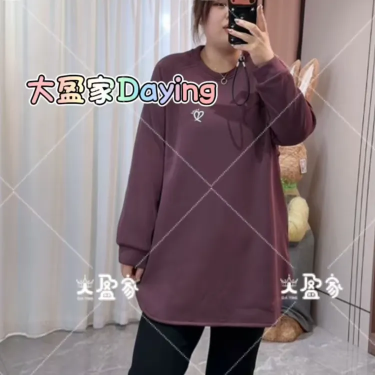 “Daying”2599加绒款刺绣中长款上衣