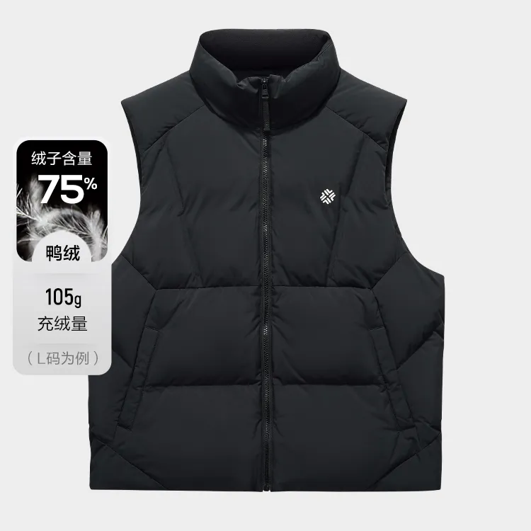 FILA FUSION25新款运动风加厚秋冬马甲男子保暖常规款T11M546905F