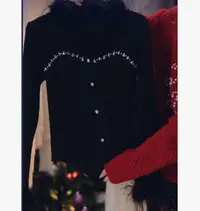 12月21号上新【冰雪女王 黑色】毛织衫